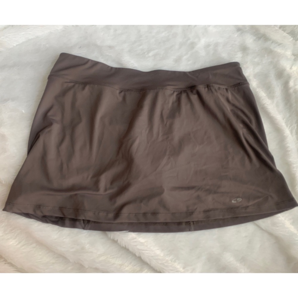 EUC Champion Sports Golf/Tennis Skort Taupe/Brown Sz Large